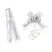 Knot to pull silver color - pack of 10 pieces, 3.2x47 cm, ACC19AG