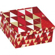 Cutie pătrată, din carton forme geometrice  21x21x9cm, BF226S