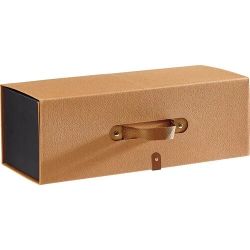 Cutie dreptunghiulară din carton „HAVANA” cu închidere magnetică, culoare maro, 37,0x15,0x13,0 cm, CP306L-HA