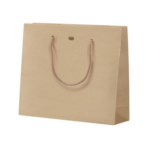 Bag Paper Kraft Cord handles Eyelet 21x7x14cm, SB181ES