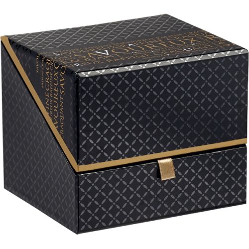 Cutie pătrată din carton „Savoureux”, 12,5x11x10,5 cm, SV300S