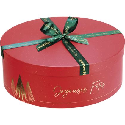 Round cardboard box, 25.5 x 25.5 x 10.0 cm, BF511P