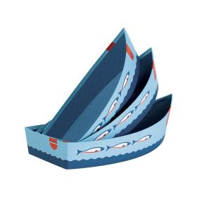 Tava din carton "Boat shape" 34,5x17x9,5cm, MO135G