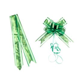 Knot to pull green color - pack of 10 pieces 3,2x47cm, ACC19V