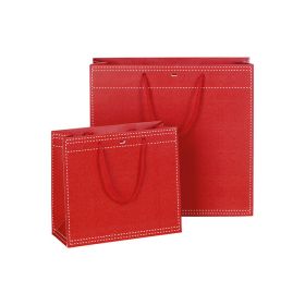 Paper gift bag red 25x10x22cm, SB012PR