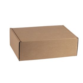 Box cardboard kraft rectangular blue, 25x18,5x9,5cm, CV506SB