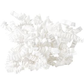 Friz.Pack Crinckle cut paper shred colour white - 10 kg box, FRISPBL