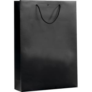 Paper bag black/ 3 bottles/ , 27x9x39 cm, SB592-3B