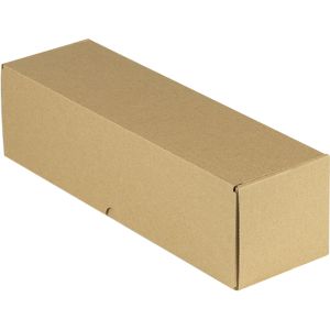 Box wine cardboard kraft,1 bottle  9 x 9 x 34 cm, GV016-1BN
