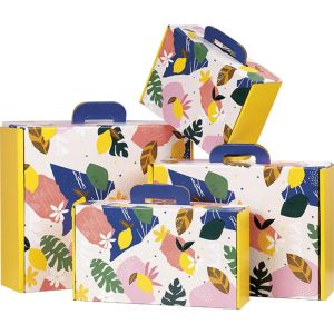 Cutie de carton dreptunghiulara, "servieta", CITRUS GARDEN, 38,4 x 32,5 x 11,5 cm, CV046G