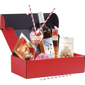Cutie dreptunghiulară din carton, semiautomată, COVOR ROSIU,