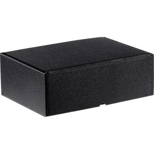 Cutie dreptunghiulară din carton, de culoare neagră, 33.0x18.5x9.5 cm, CPV001P-K